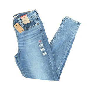 Levi's 721 Women High-Rise Skinny Cropped Jeans - Struck By Lightning 32x30 NWT